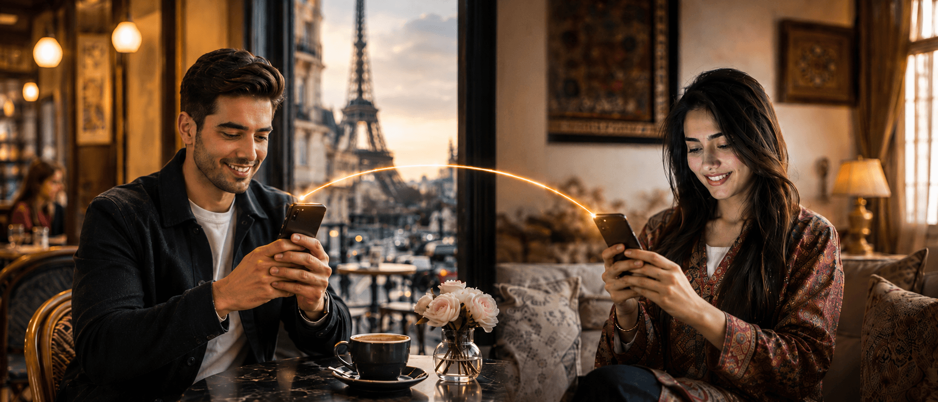 Family staying connected with PayWatan